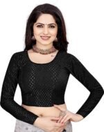 Womens Stretchable Full Sleeves Blouses Womens Lycra Blouses